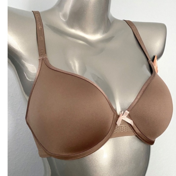 Chantelle Nwt C Ideal Back Smoothing Hazelnut Brown Lightly Lined Bra 19510